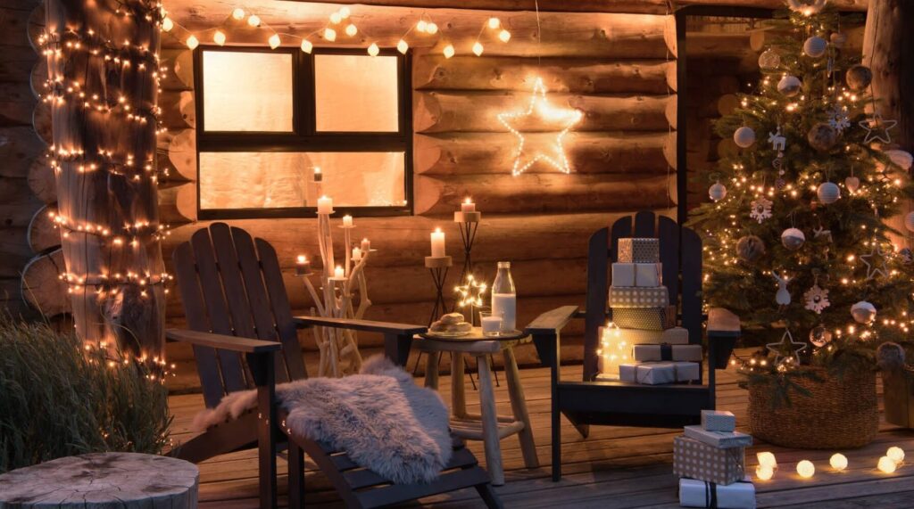 Comment créer une décoration de Noël extérieure faite maison et tendance ?
