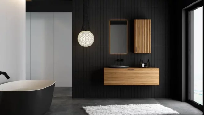 Aménager une salle de bain noir marbre : élégance et tendances actuelles