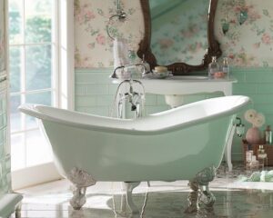 Comment aménager une salle de bain rétro chic ?