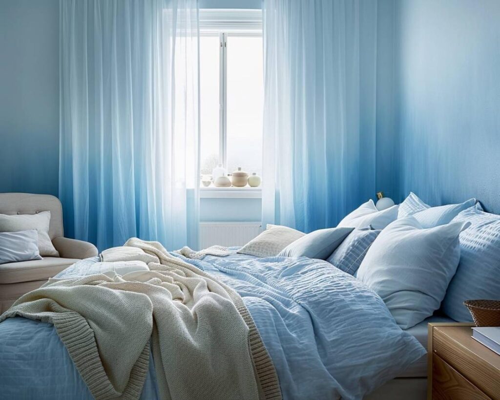 Comment choisir le bon ton de bleu pour les murs de votre chambre ?