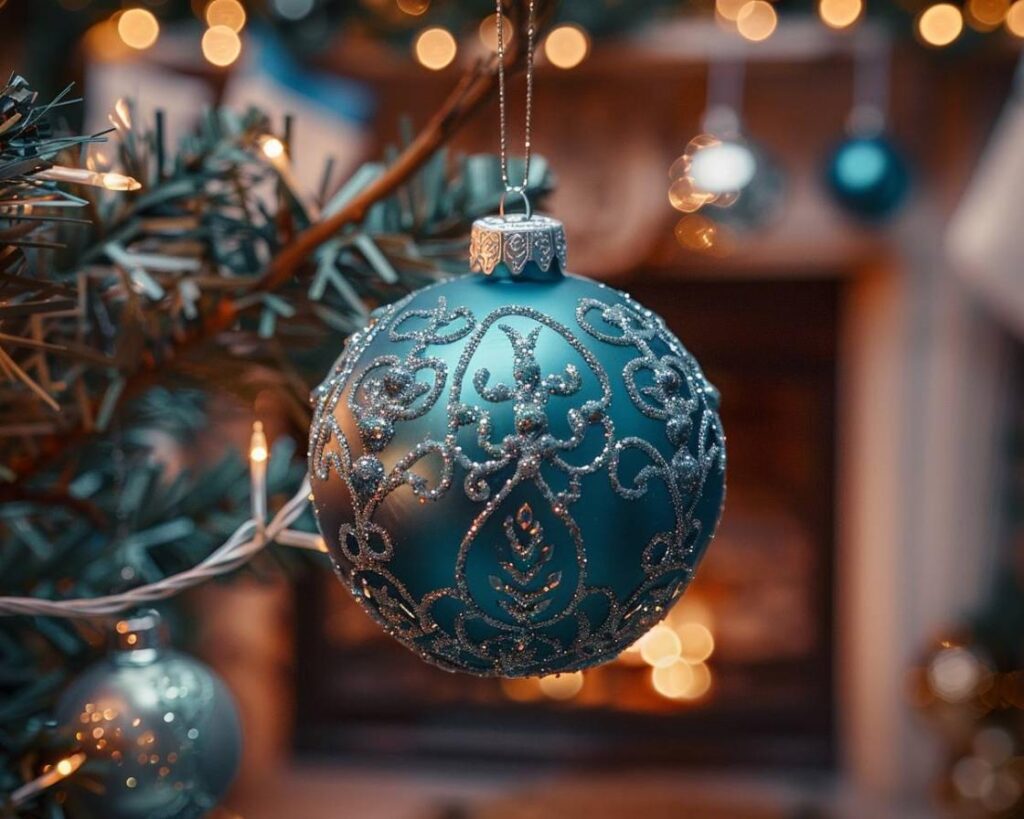 Comment intégrer une boule de Noël bleue dans votre décoration festive ?