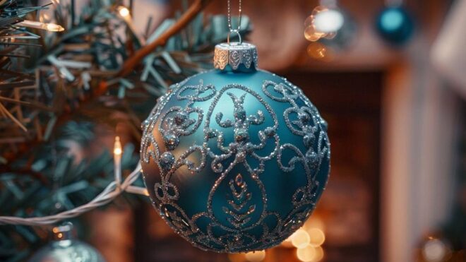 Comment intégrer une boule de Noël bleue dans votre décoration festive ?