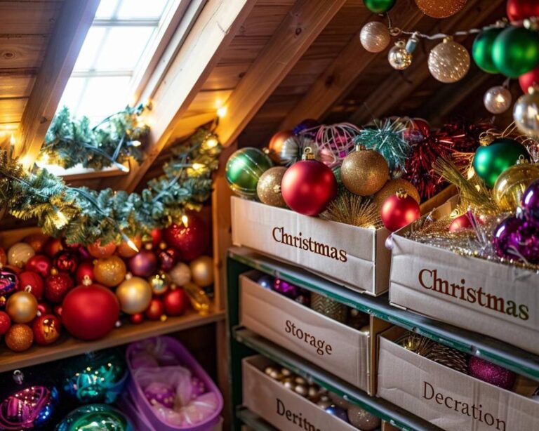 Comment optimiser le rangement de votre décoration de Noël pour l&rsquo;année prochaine ?