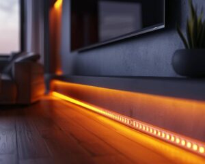 L’éclairage d’ambiance grâce au ruban led