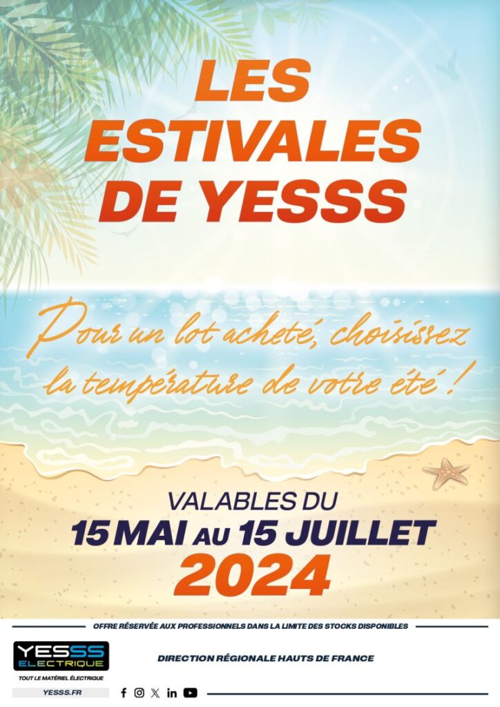Agence YESSS Électrique Lens - façade et entrée du magasin spécialisé en matériel électrique