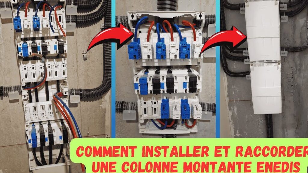 Branchement électrique conforme à la norme NF C 14-100