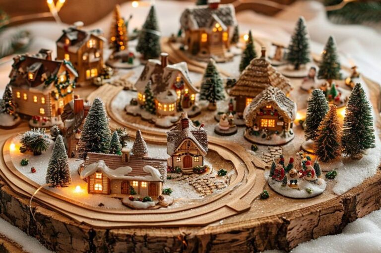 Comment créer un village de Noël enchanteur chez soi : idées déco et astuces pratiques