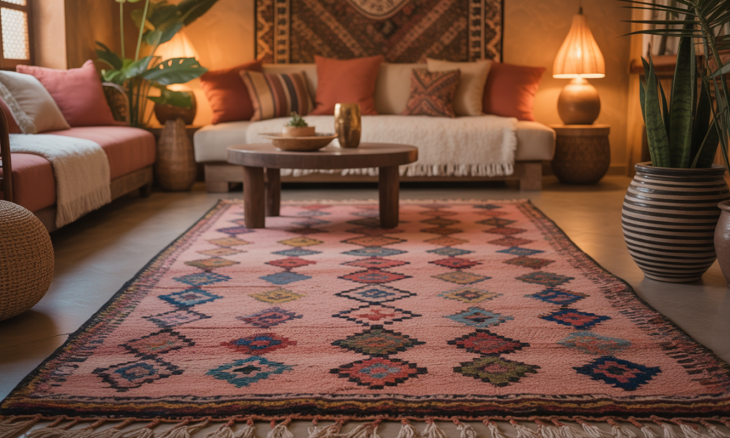 Comment intégrer une déco berbère dans votre salon pour un intérieur chaleureux et authentique ?