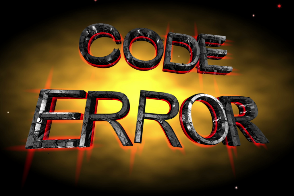 code erreur