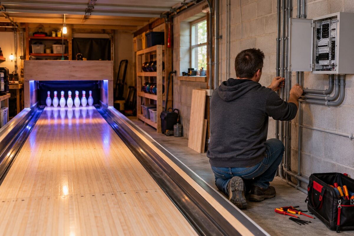 Éclairer une piste de bowling sans faire sauter le compteur : ce que j'ai appris en câblant la mienne